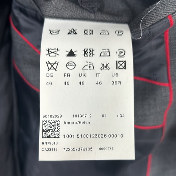 Hugo Boss Grey Two-Piece Suit (36R) - Picture 3 of 6